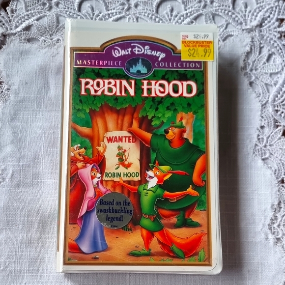 Disney | Media | Walt Disney Masterpiece Collection Robin Hood Vhs